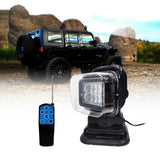 OttoNavi Portable Remote Control Truck Spotlight Control Searchlight 360 Degrees Rotating, Wireless Spotlight for Trucks Boat Home Camping SUV Off-Road