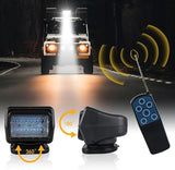 OttoNavi Portable Remote Control Truck Spotlight Control Searchlight 360 Degrees Rotating, Wireless Spotlight for Trucks Boat Home Camping SUV Off-Road