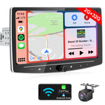 Ottonavi Rotation Tesla Size Screen for Chrysler Jeep Dodge Plymouth Multi-Kit 1998-2010 Single Din