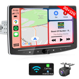 Ottonavi Rotation Tesla Size Screen for Chrysler Jeep Dodge Plymouth Multi-Kit 1998-2010 Single Din