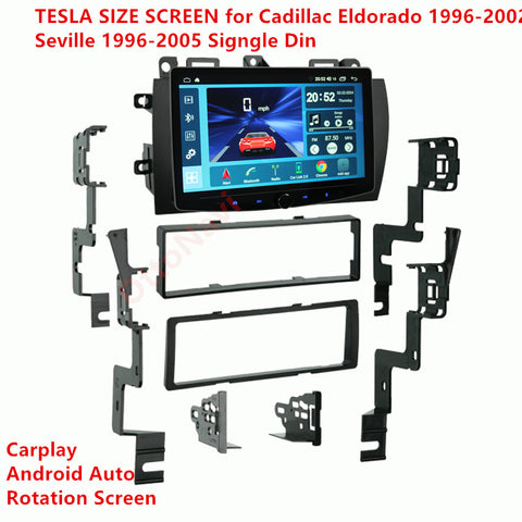 Ottonavi Rotation Tesla Size Screen for Cadillac Eldorado 1996-2002 Seville 1996-2005 Signgle Din