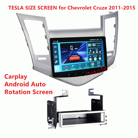 Ottonavi Rotation Tesla Size Screen for Chevrolet Cruze 2011-2015