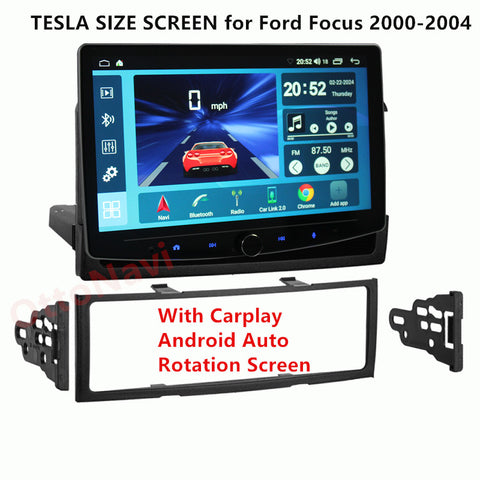 Ottonavi Rotation Tesla Size Screen for Ford Focus 2000-2004 with Yutube