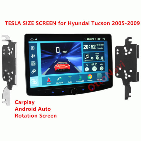 Ottonavi Rotation Tesla Size Screen for Hyundai Tucson 2005-2009