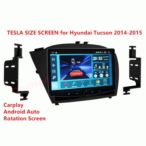 Ottonavi Rotation Tesla Size Screen for Hyundai Tucson 2014-2015