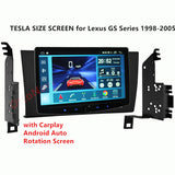 Ottonavi Rotation Tesla Size Screen for Lexus GS Series 1998-2005 Double Din