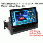 Ottonavi Rotation Tesla Size Screen for Nissan Quest 1999-2003 Mercury Villager Single Din