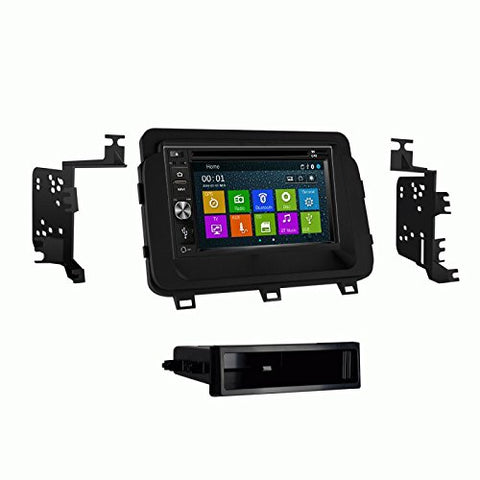 DVD GPS Navigation Multimedia Radio and Dash Kit for Kia Optima 2014-2016