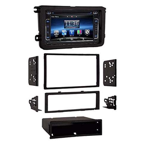 OTTONAVI Volkswagen 2009-2010 Tiguan OEM Fitment In Dash Double Din GPS Navigation Multimedia Radio