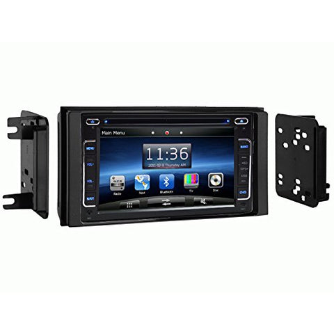 OTTONAVI Subaru Imprezza 2008 OE Fitment In Dash Double Din GPS Navigation Bluetooth Multimedia Radio (Works with Amplified System)