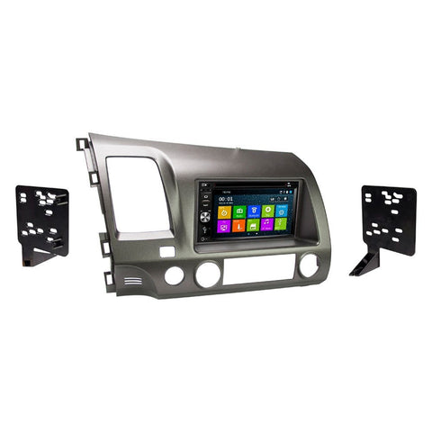 GPS Navigation Radio and Dash Kit for Honda Civic 2006-2011 Taupe