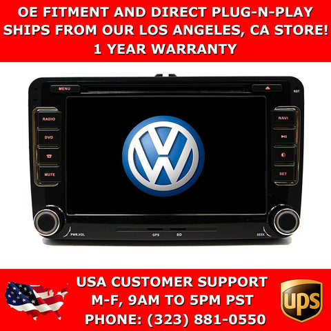 OttoNavi Volkswagen EOS 2007-2012 In-Dash Navigation/DVD/Bluetooth Stereo, OE Fitment