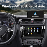 7 Inch Car Radio Wireless CarPlay Wireless Android Auto Universal Double Din Car Stereo with Live Rear-View Backup Camera / Bluetooth AM/FM Radio in-Dash Car Stereo Receiver Car MP5 Player LINUX System