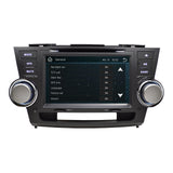 8" GPS Navigation Radio for Toyota Highlander 2008-2012