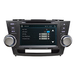 8" GPS Navigation Radio for Toyota Highlander 2008-2012